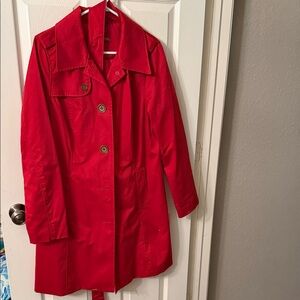 Merona Bold Red Trench Coat